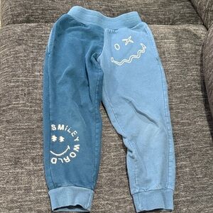 Kids' Dual Blue Smiley Joggers